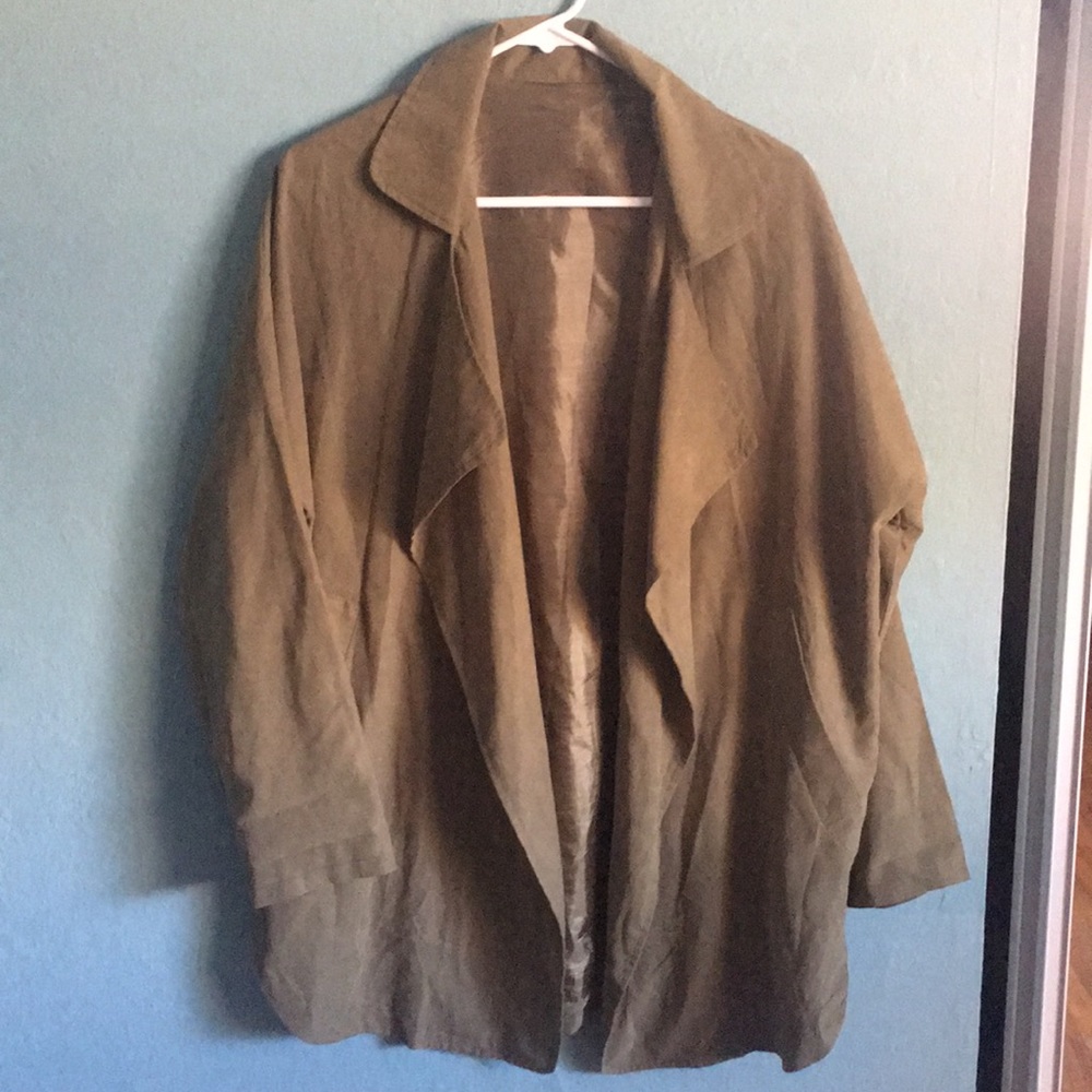 Oversized blazer coat